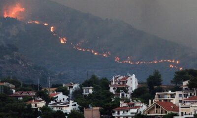 greece-wildfires-–-latest:-one-dead-and-thousands-evacuated-as-flames-spread-through-athens-suburbs